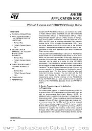 AN1356 datasheet pdf SGS Thomson Microelectronics