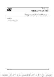 AN1422 datasheet pdf SGS Thomson Microelectronics