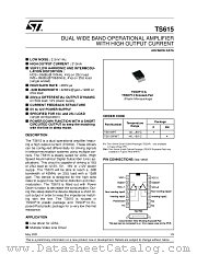 TS615 datasheet pdf SGS Thomson Microelectronics