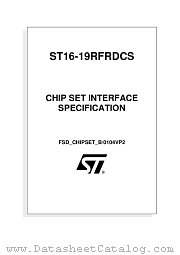 ST16-RFRDCS datasheet pdf SGS Thomson Microelectronics