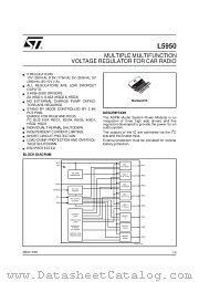 L5950 datasheet pdf SGS Thomson Microelectronics