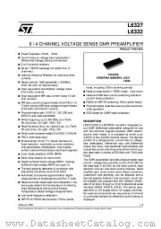 L6327 datasheet pdf SGS Thomson Microelectronics