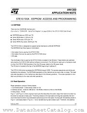 AN1350 datasheet pdf SGS Thomson Microelectronics