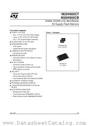 M28W800CT datasheet pdf SGS Thomson Microelectronics