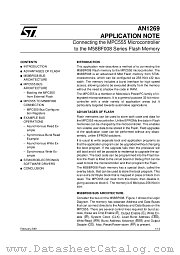 AN1269 datasheet pdf SGS Thomson Microelectronics