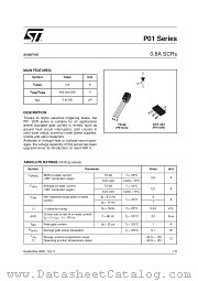 P0102DN datasheet pdf SGS Thomson Microelectronics