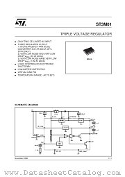 ST3M01DTR datasheet pdf SGS Thomson Microelectronics