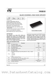 VNQ810 datasheet pdf SGS Thomson Microelectronics