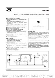 L5970D datasheet pdf SGS Thomson Microelectronics