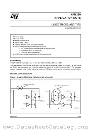 AN1299 datasheet pdf SGS Thomson Microelectronics