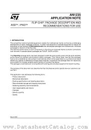 AN1235 datasheet pdf SGS Thomson Microelectronics
