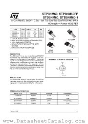 STP8NM60FP datasheet pdf SGS Thomson Microelectronics