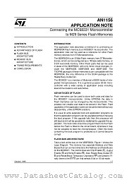 AN1156 datasheet pdf SGS Thomson Microelectronics
