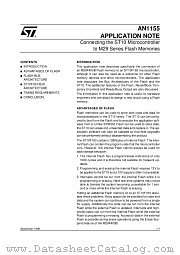AN1155 datasheet pdf SGS Thomson Microelectronics