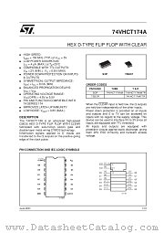 74VHCT174AMTR datasheet pdf SGS Thomson Microelectronics