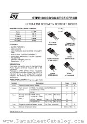 STPR1020CT datasheet pdf SGS Thomson Microelectronics