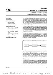 AN1175 datasheet pdf SGS Thomson Microelectronics