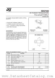 SD57030-01 datasheet pdf SGS Thomson Microelectronics