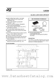 L9339 datasheet pdf SGS Thomson Microelectronics