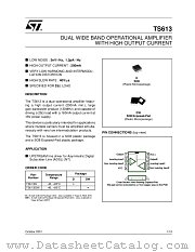 TS613IDT datasheet pdf SGS Thomson Microelectronics