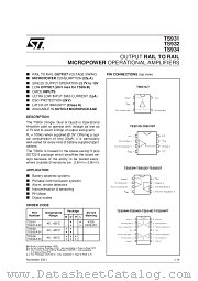 TS932AIDT datasheet pdf SGS Thomson Microelectronics