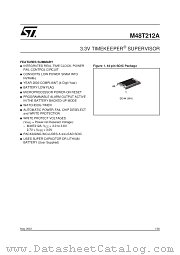 M48T212A datasheet pdf SGS Thomson Microelectronics