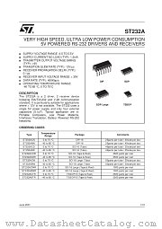 ST232ABDR datasheet pdf SGS Thomson Microelectronics