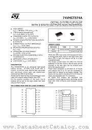 74VHCT574ATTR datasheet pdf SGS Thomson Microelectronics
