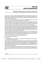 AN1120 datasheet pdf SGS Thomson Microelectronics