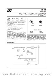 VB408 datasheet pdf SGS Thomson Microelectronics