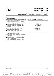 M4T32-BR12SH1 datasheet pdf SGS Thomson Microelectronics