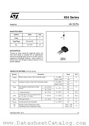 X0402MF datasheet pdf SGS Thomson Microelectronics