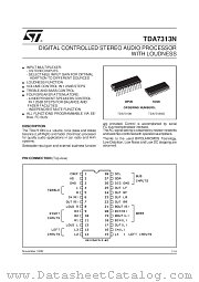 TDA7313N datasheet pdf SGS Thomson Microelectronics