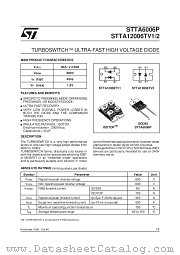 STTA12006TV1 datasheet pdf SGS Thomson Microelectronics