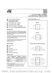 TS461CD datasheet pdf SGS Thomson Microelectronics