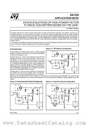 AN1059 datasheet pdf SGS Thomson Microelectronics