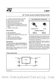 L4957V2.5 datasheet pdf SGS Thomson Microelectronics