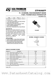 STP4NA60FP datasheet pdf SGS Thomson Microelectronics