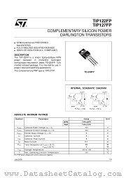 TIP127FP datasheet pdf SGS Thomson Microelectronics
