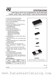 ST6228CB3 datasheet pdf SGS Thomson Microelectronics