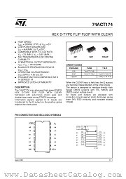 74ACT174M datasheet pdf SGS Thomson Microelectronics