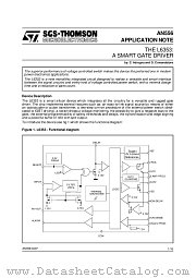 AN556 datasheet pdf SGS Thomson Microelectronics