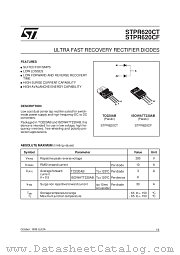 STPR620CF datasheet pdf SGS Thomson Microelectronics