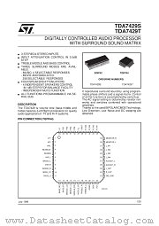 TDA7429S datasheet pdf SGS Thomson Microelectronics