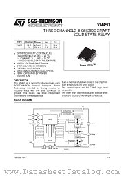 VN450 datasheet pdf SGS Thomson Microelectronics