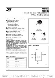 M24128 datasheet pdf SGS Thomson Microelectronics