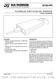 ST20-PPI-220 datasheet pdf SGS Thomson Microelectronics