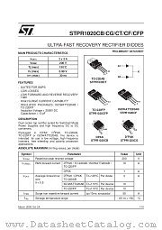 STPR1020CF datasheet pdf SGS Thomson Microelectronics