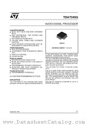 TDA7340G datasheet pdf SGS Thomson Microelectronics