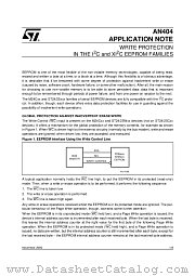 AN404 datasheet pdf SGS Thomson Microelectronics